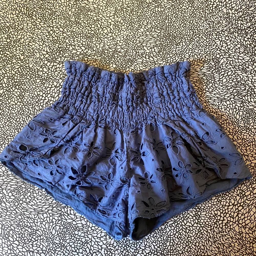 Blue shorts